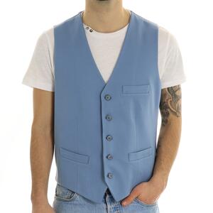 GILET STRETCH AZZURRO